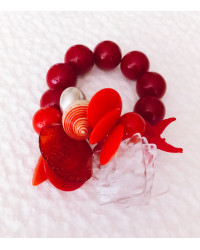 Kit Bracciale Pazzo Rosso