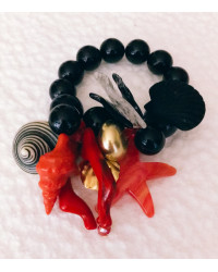 Kit Bracciale Pazzo Rosso e Nero