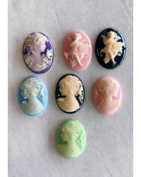 Cammeo smaltato - Kit con rifiniture