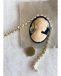 Cammeo smaltato - Kit con rifiniture