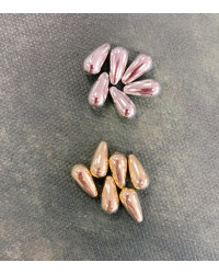 Gocce oro e argento 1,5 cm- bustina 6pz