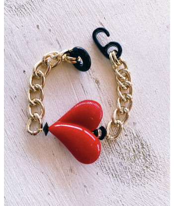 Kit bracciale Cuore rosso