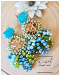 MAMU- kit Orecchini Odette - colori standard- senza cristalli 