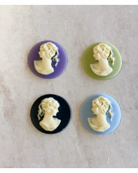 Cammeo Tondo donna 2,5cm