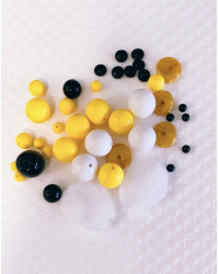 Mix elementi Giallo-bianco-nero Special price