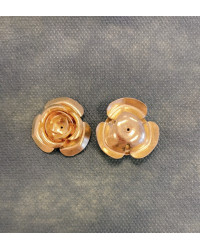 Rosa in ottone piatta- galvanizzata