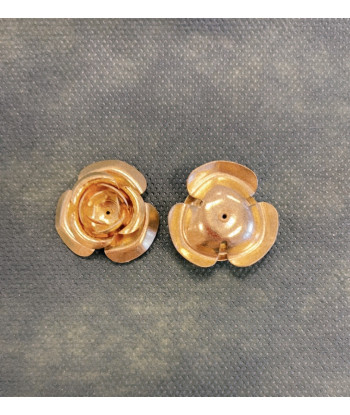 Rosa in ottone piatta- galvanizzata