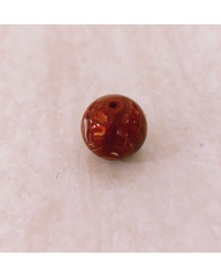 Sfera d. 22 Rosso Corallo variegato